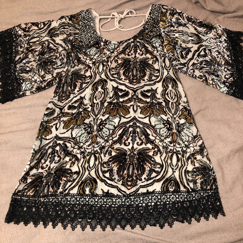 Velvet Lace Dress